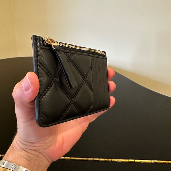 NWT Authentic luxury preppy Tory Burch Rare Black Savannah Card Case - Picture 14 of 17